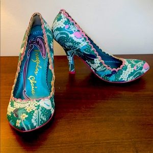 Floral pattern Irregular Choice heels